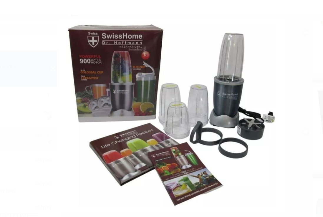 Nutribullet Pro Swisshome Licuadora Magic